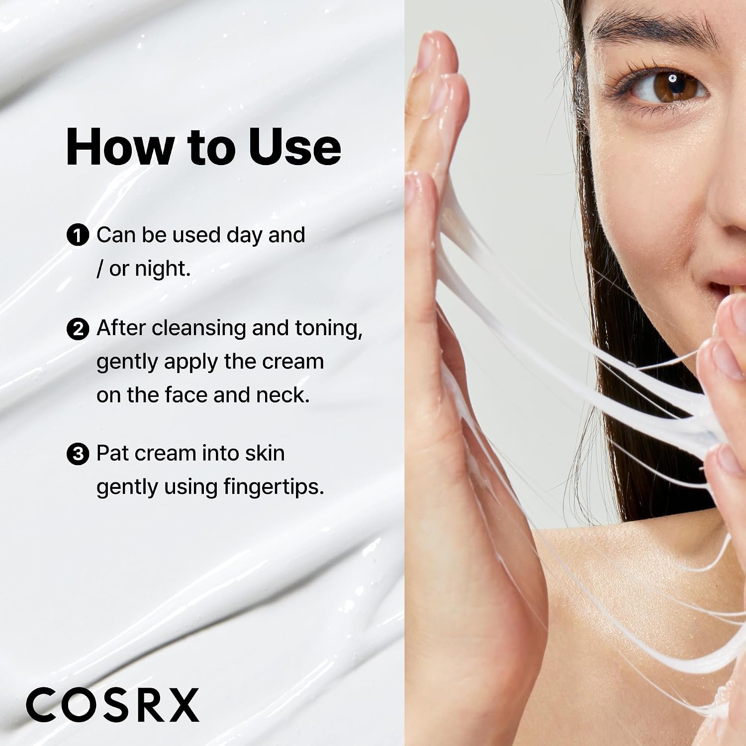 COSRX Snail Mucin 92% Face Moisturizer, 3.52 Oz, Lightweight Moisturing Cream for Soft, Glowy Skin, Korean Skin Care, Korean Moisturizer Face Cream - Image 6