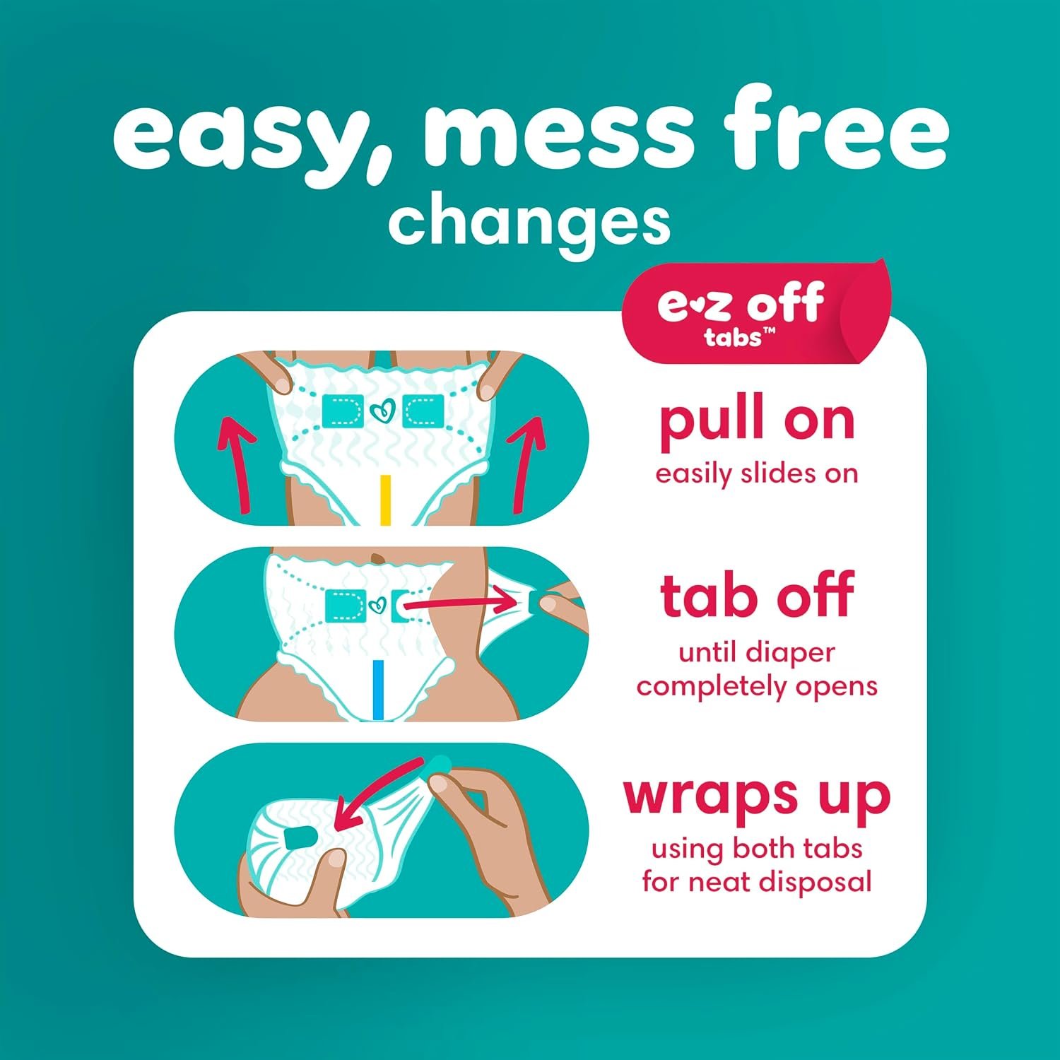 Pampers Diapers - Cruisers 360 - Size 4, 144 Count, Babyproof up to 100% Leakproof Pull-On Diaper - Image 7