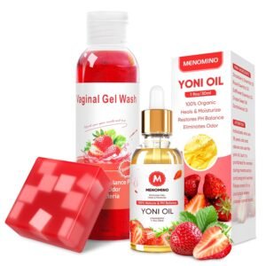 Feminine Wash & Yoni Soap Bar & Yoni Oil for Women pH Balance, Yoni Wash for Vaginal Moisturizing Remove Odor, 5.07 Fl.Oz Intimate Wash 1 Fl.Oz Organic Feminine Oil & 3.53oz Yoni Bar