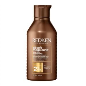 Redken All Soft Mega Curls Shampoo For Extremely Dry Curly & Coily Hair – Nourishes & Softens Severely Dry Hair, Sulfate Free