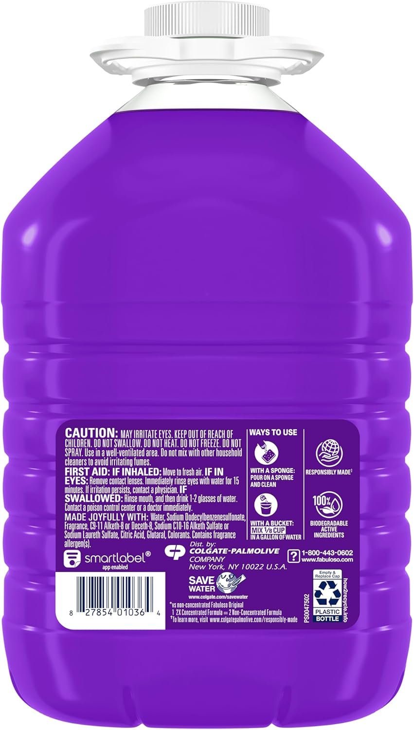 Fabuloso Multi-Purpose Cleaner 2x Concentrated, Lavender - 128 fl oz - Image 2