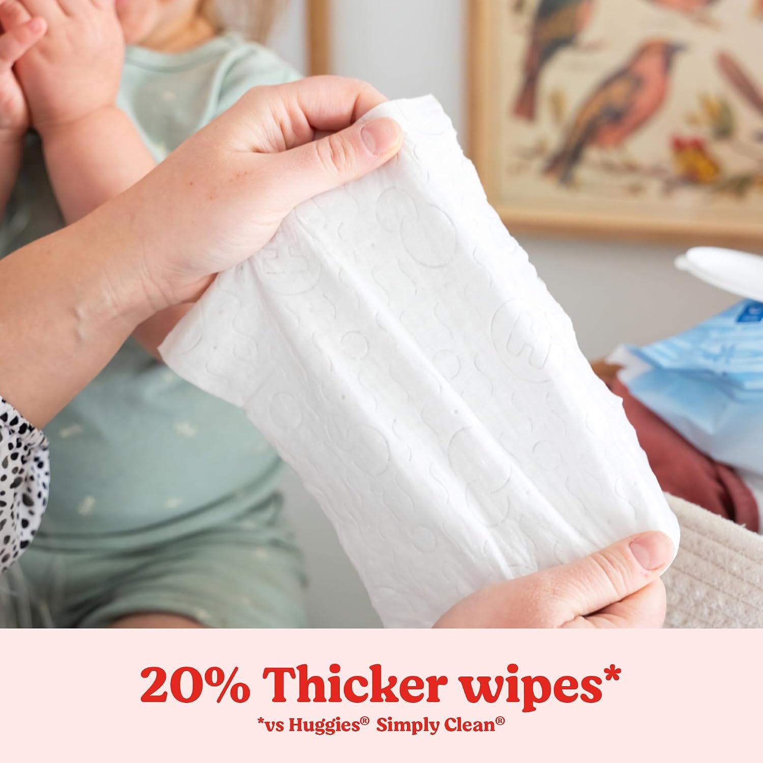 Huggies 99% Pure Water Baby Wipes, Unscented, 9 flip-top packs (3 Packs of 3), 504 Wipes Total, Packaging May Vary - Image 5