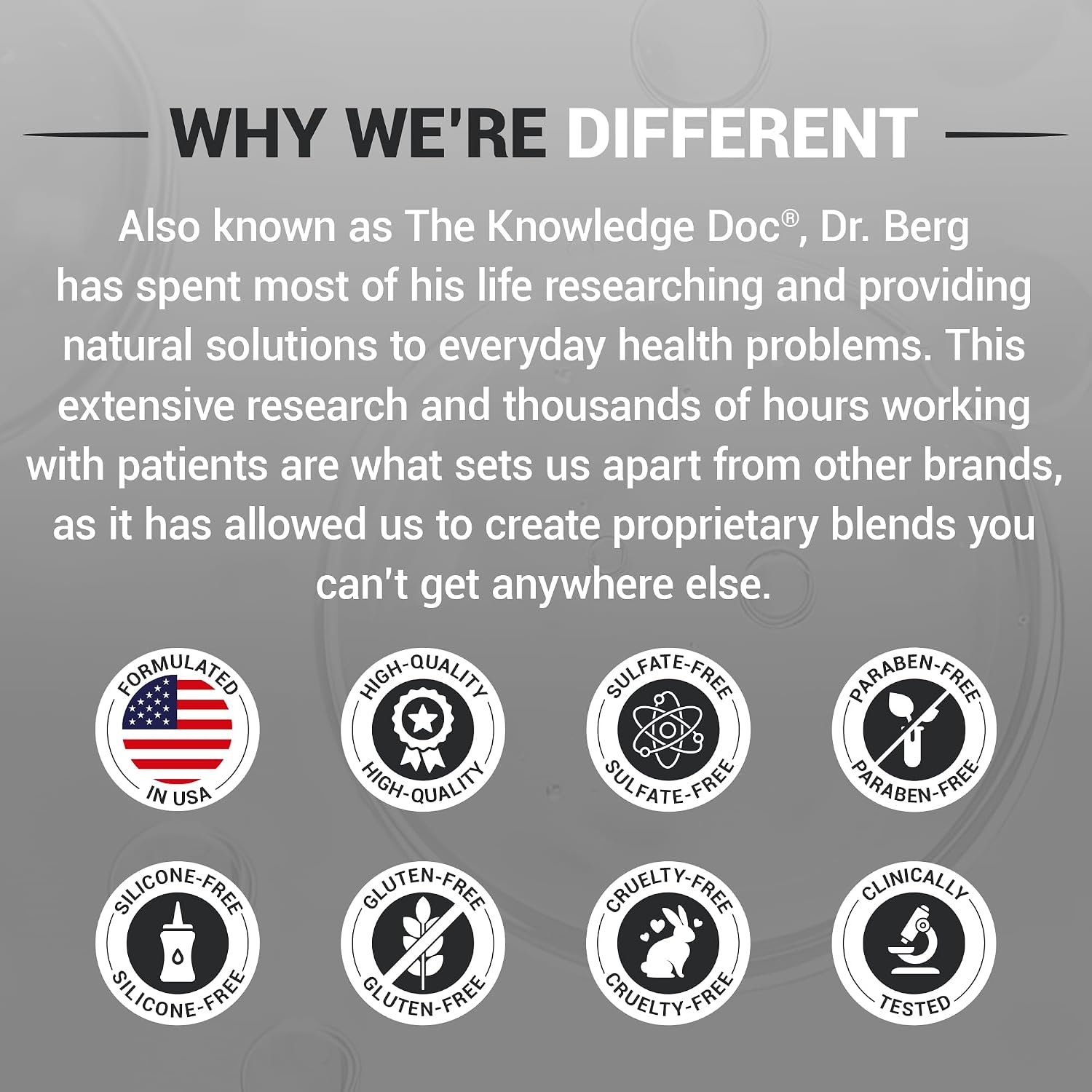 Dr. Berg Scalp & Hair Serum (Improved Formula) with Vitamin D3 & E - Clinically Tested, Paraben- and Sulfate-Free Hair Oil for Women & Men - Includes Rosemary Oil, Castor Oil & Jojoba Oil - 2 Fl oz - Image 9