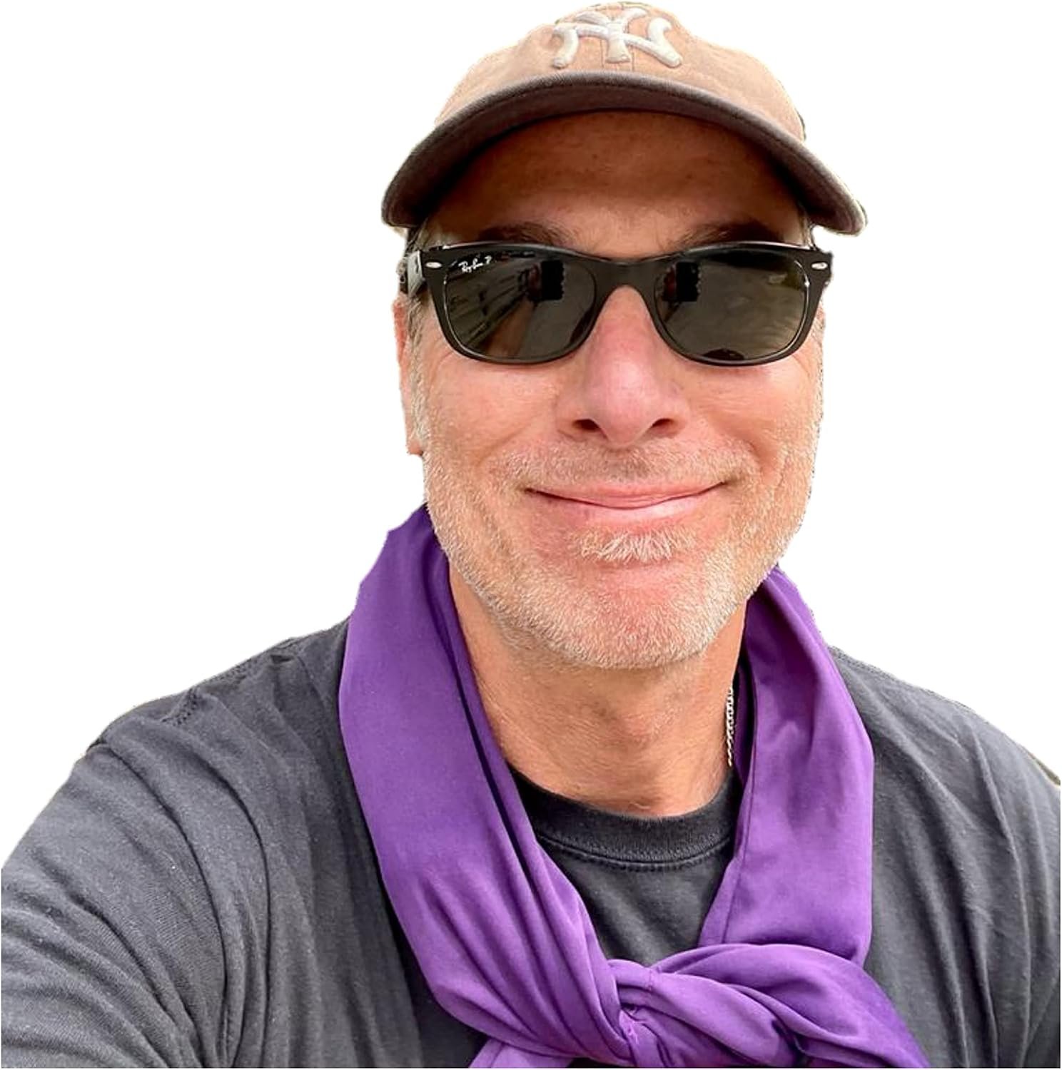 Nano-Ice Cooling Scarf Necklace | 2 Hours of Cooling Comfort for Hot Flashes, Menopause & Heat Intolerance | Purple - Image 4