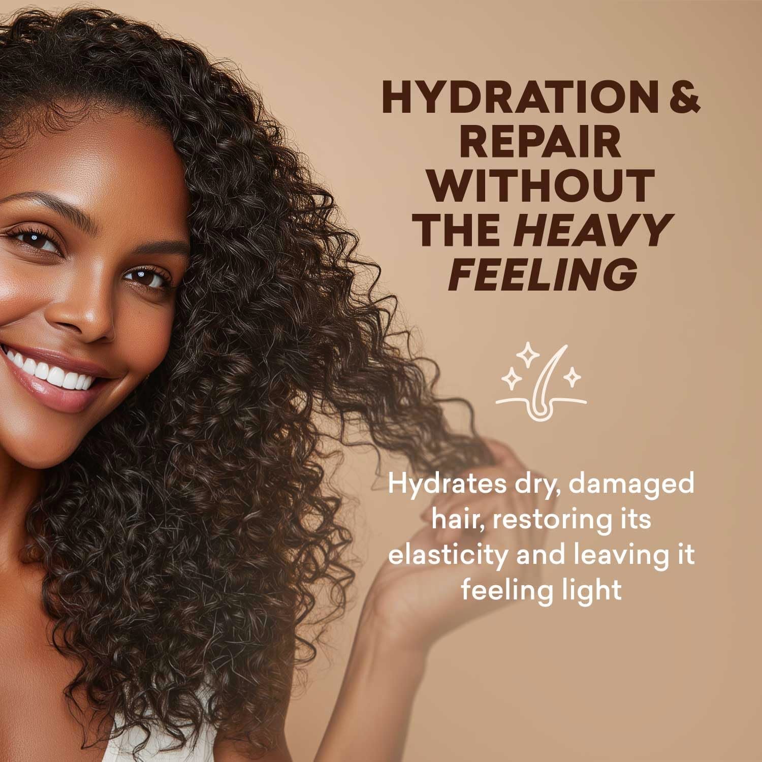 Just Nutritive Leave in Conditioner/Multitasking Leave In for All Hair Types/Pure ingredients fight frizz, split ends and creates radiant healthy shine - Image 6
