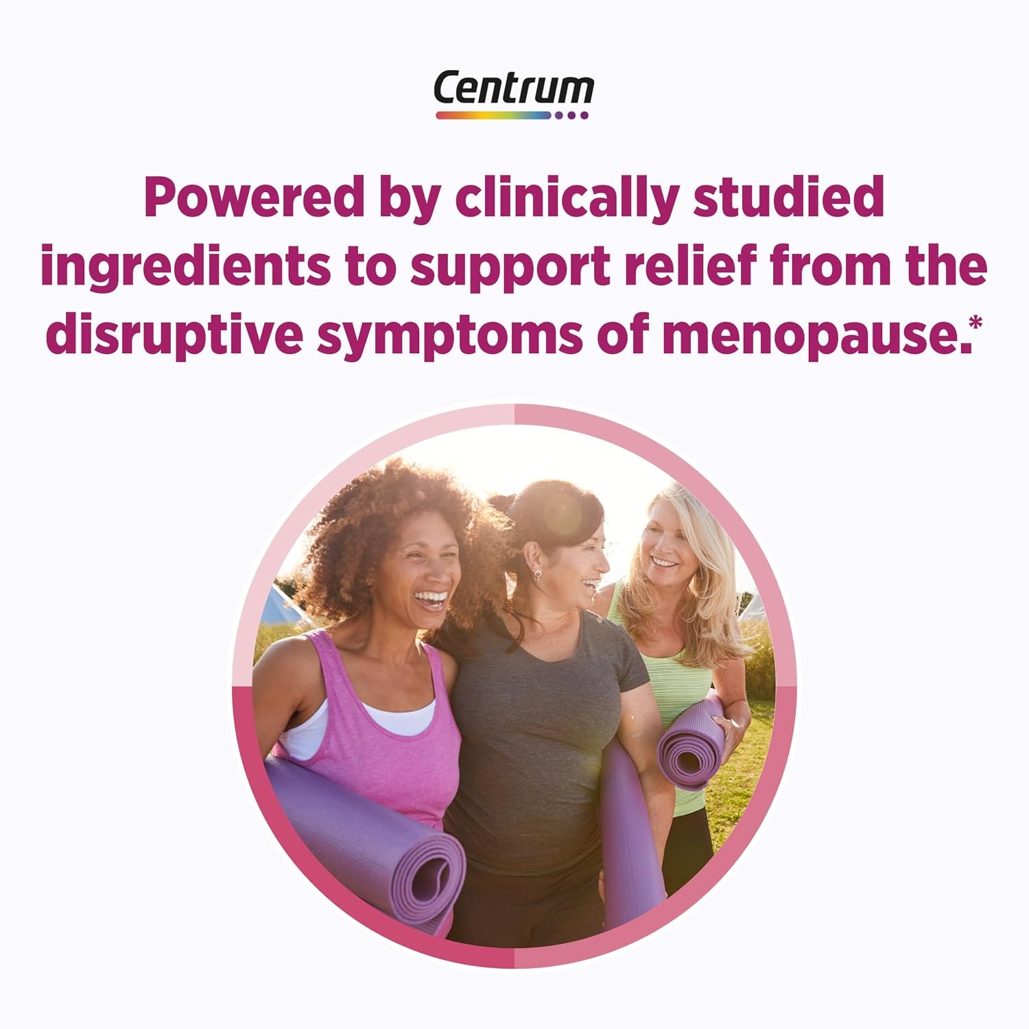 Centrum Complete Multivitamin Supplement + Hot Flash Support Menopause Support Tablets, with Clinically Studied geniVida, 30 Count - Image 8
