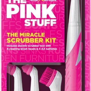 The Pink Stuff – Stardrops – The Miracle Scrubber Kit – 4 Cleaning Brush Heads