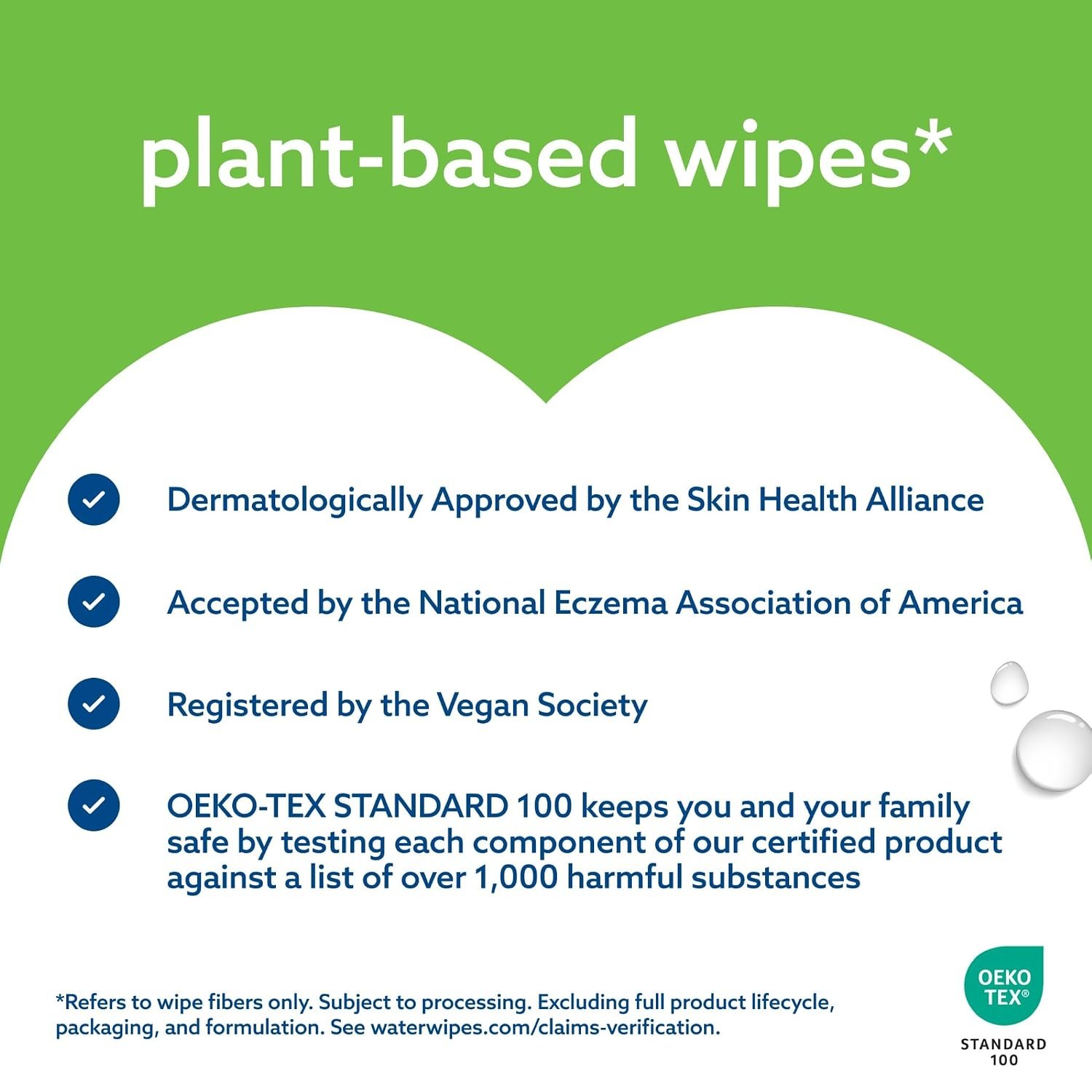WaterWipes Sensitive+ Hydrating Boost Wipes, 3-In-1 Cleans, Cares, Hydrates, 99% Water with Aloe Vera, Unscented & Hypoallergenic Baby Wipes, 60 Count (1 Pack) - Image 10