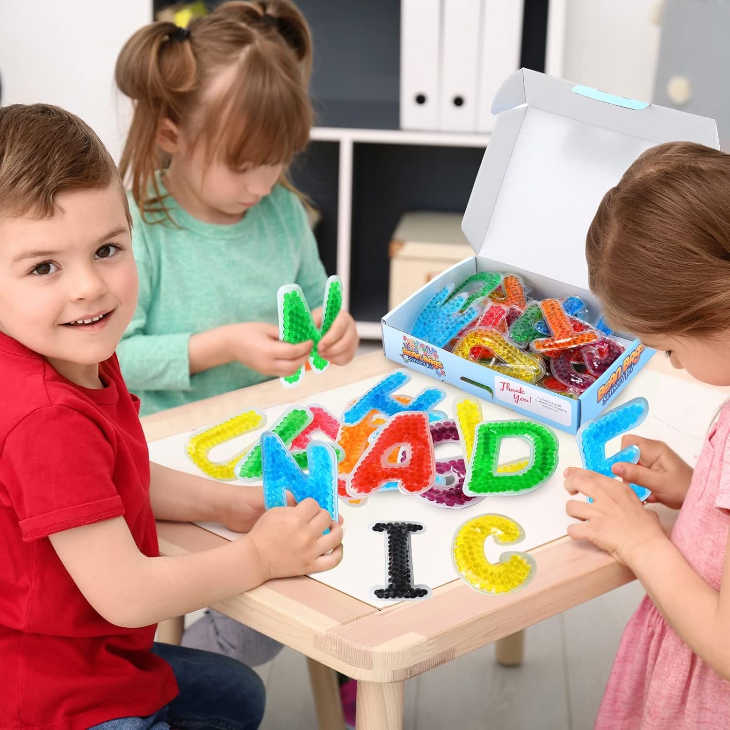 LESONG Autism Sensory Fidget Toys: Alphabet Letters ABC Learning Educational Montessori Toys,Quiet Fidgets Sensory Toys for Classroom Calm Down Corner Autistic Relief - Image 5