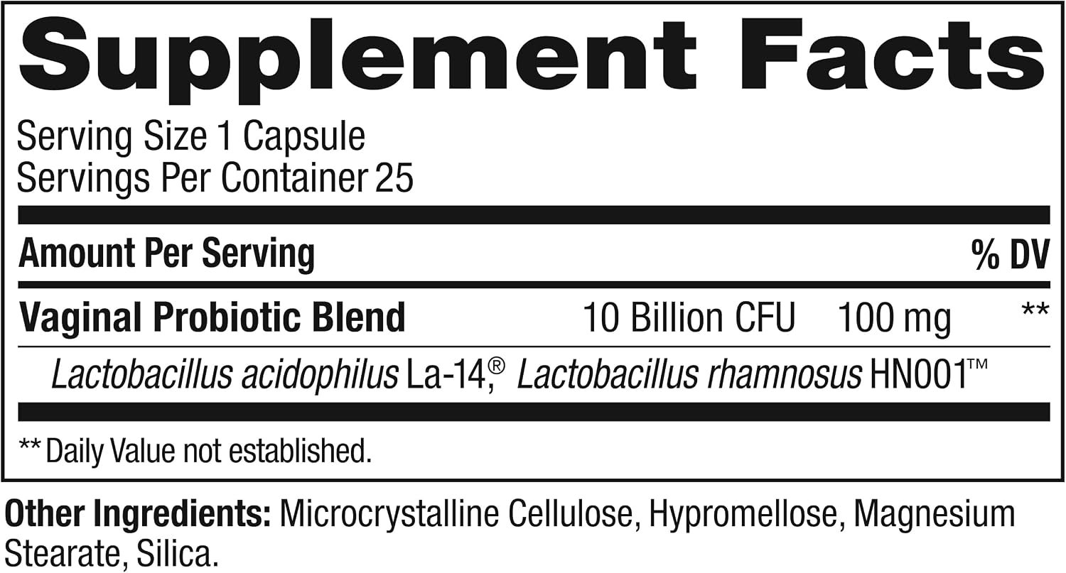 OLLY Happy Hoo-Ha Capsules, Vaginal Probiotics for Women or People with Vaginas, Vaginal Health and pH Balance,* 10 Billion CFU Per Capsule - 25 Count - Image 8