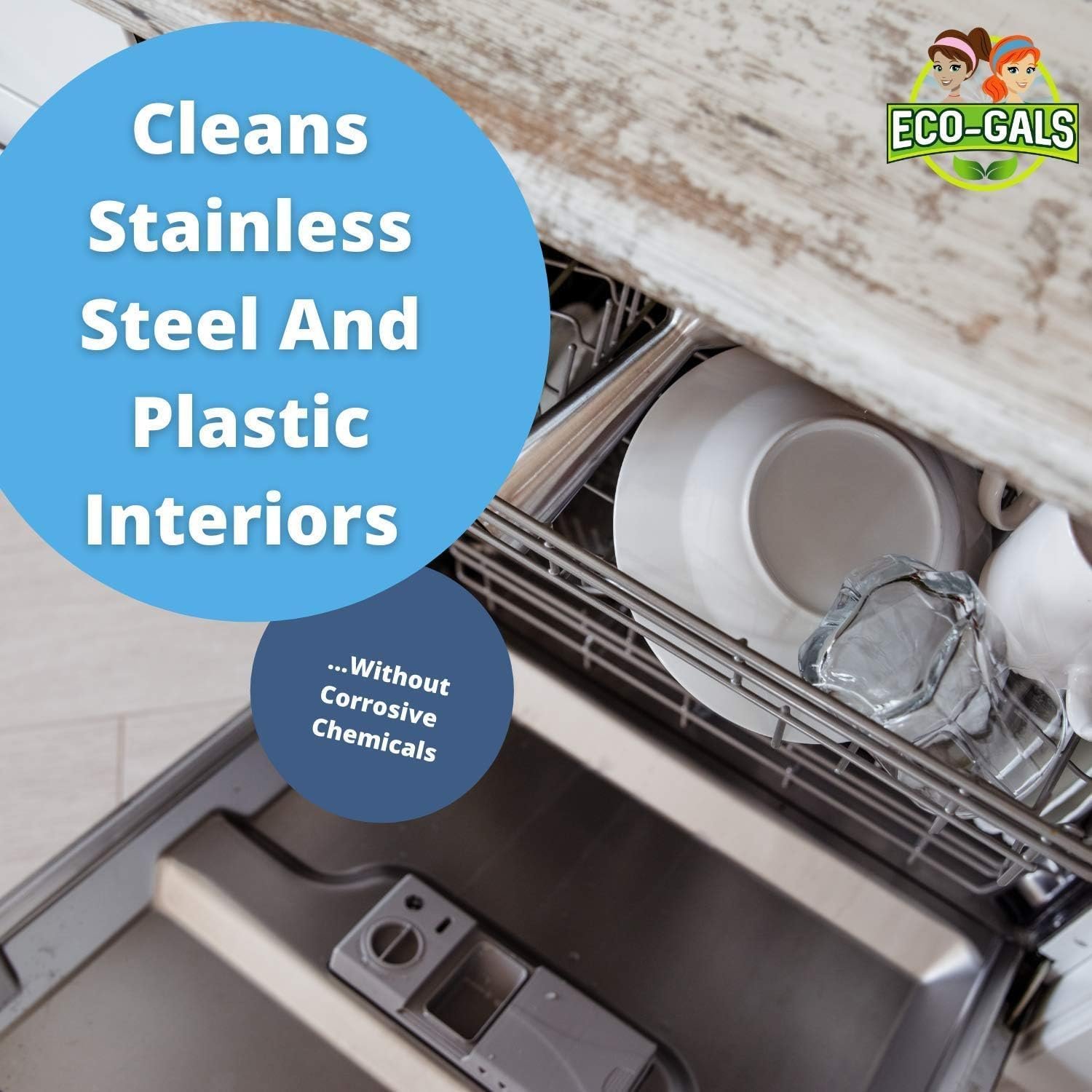 Eco-Gals Dishwasher Cleaner - 12 Tablets - 12 Month Supply - Unscented - Image 6