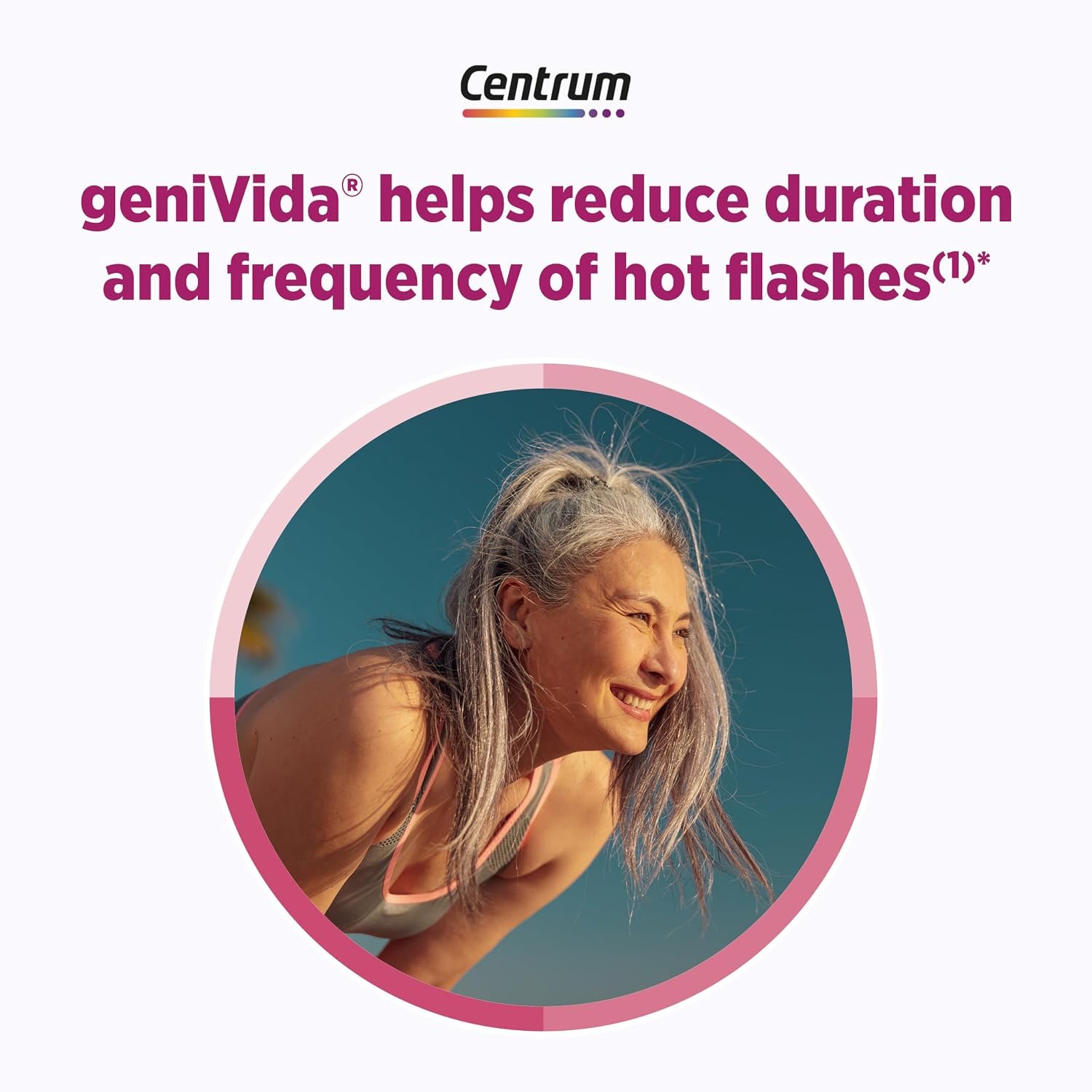 Centrum Complete Multivitamin Supplement + Hot Flash Support Menopause Support Tablets, with Clinically Studied geniVida, 30 Count - Image 3