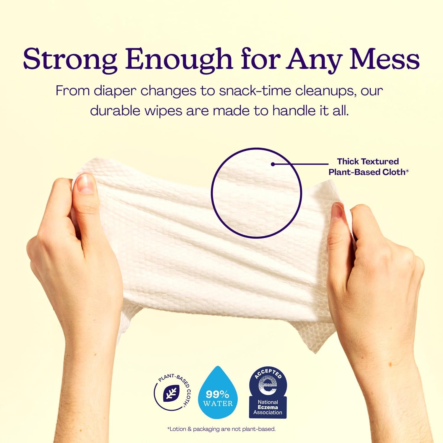 Hello Bello Premium Wipes, Designed for Sensitive Skin with Chamomile & Aloe Extracts, Flower Pop (12 Resealable Packets = 720 Total Wipes) - Image 4