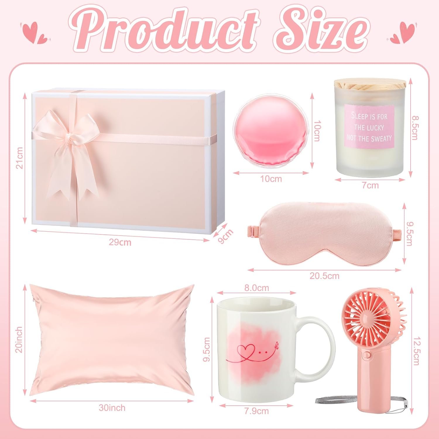FoldTier 11 Pcs Mother's Day Menopause Gift for Women Care Baskets Box Pink Menopause Support Gifts Calming Anxiety Stress Relief Set for Birthday - Image 2