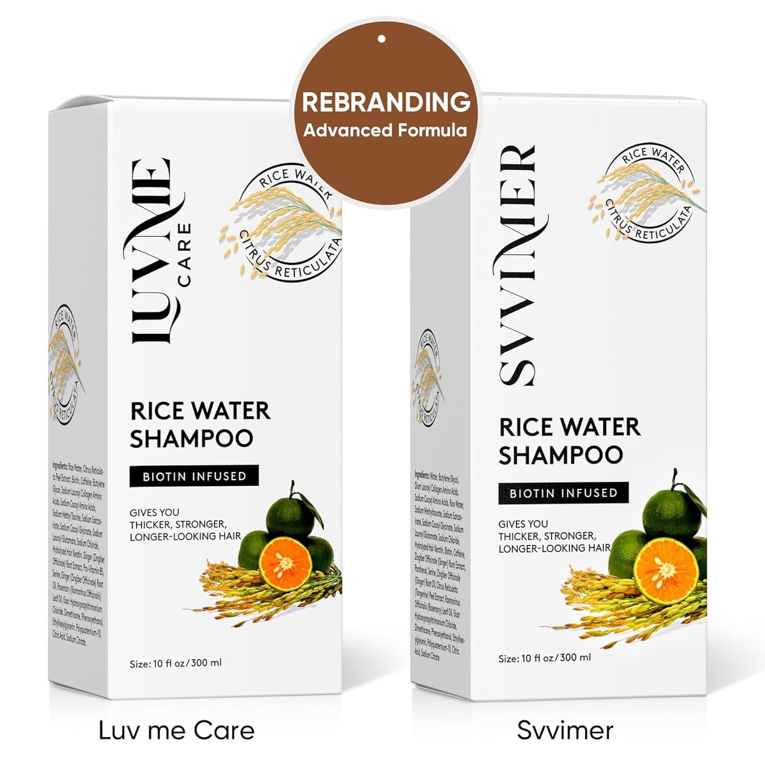 Rice Water Hair Thickening Shampoo with Biotin - Strengthening and Volumizing Shampoo for Thinning Hair, All Hair Types, Men and Women 10 Fl Oz - Image 5