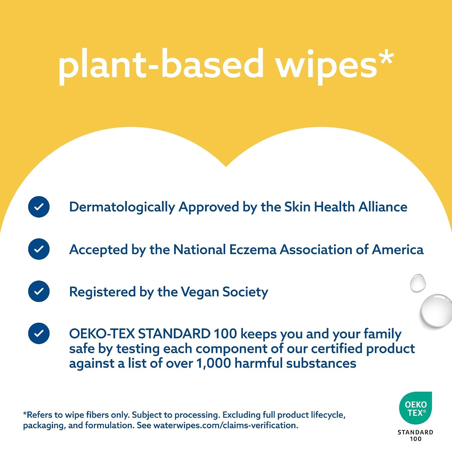 WaterWipes Sensitive+ Bathing Wipes, 3-In-1 Cleans, Cares, Protects, 99.9% Water, Unscented & Hypoallergenic, 16 Count (1 Pack) - Image 9