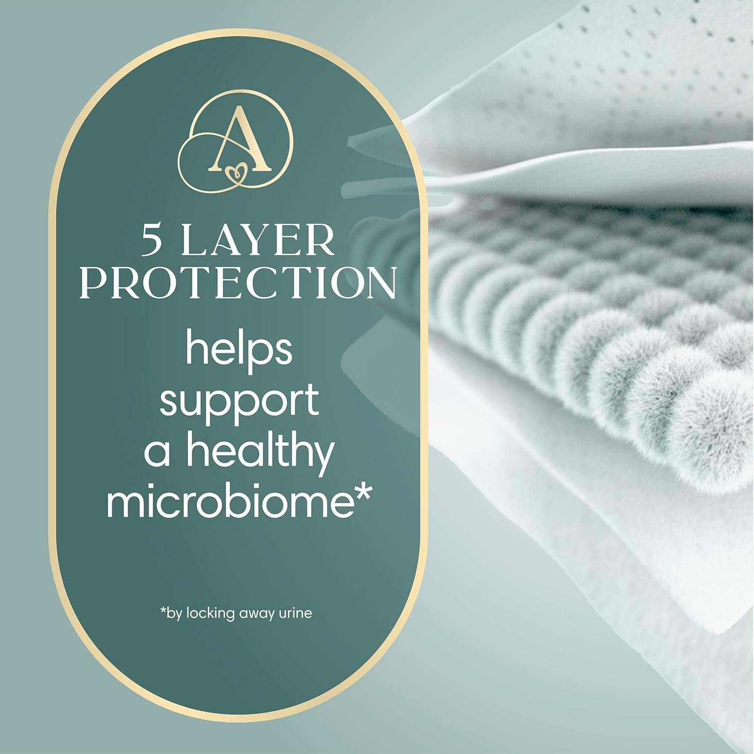 Pampers Amore, Size 1 (8-14 lbs), 82 Count, Our Best Diaper – Hypoallergenic & Fragrance Free, Up to 100% Leakproof, Soft as Cashmere - Image 5