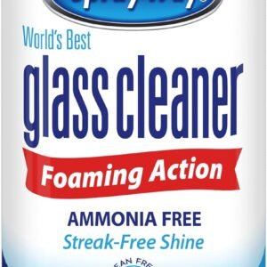 Sprayway Glass Cleaner Foaming Aerosol Spray, 19oz, Pack of 2 | Ammonia-Free, Streakless, Fast-Acting | Cleans & Polishes Glass Surfaces | Fresh Scent, Removes Fingerprints, Dust, Dirt, Smoke Film