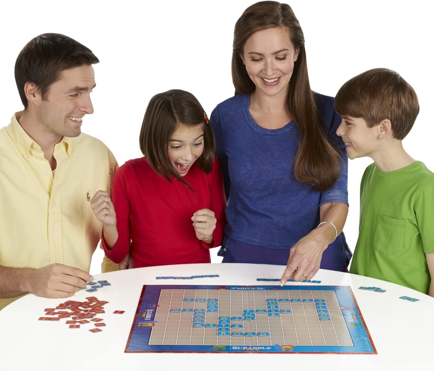Hasbro Gaming Scrabble Junior Board Game | 2-4 Players | Family Educational Word Games for Kids | Back to School Gifts for Classroom | Ages 5+ - Image 8