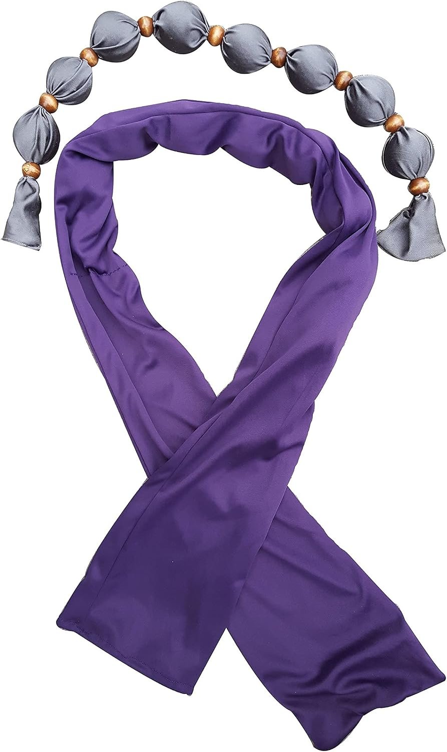 Nano-Ice Cooling Scarf Necklace | 2 Hours of Cooling Comfort for Hot Flashes, Menopause & Heat Intolerance | Purple - Image 2