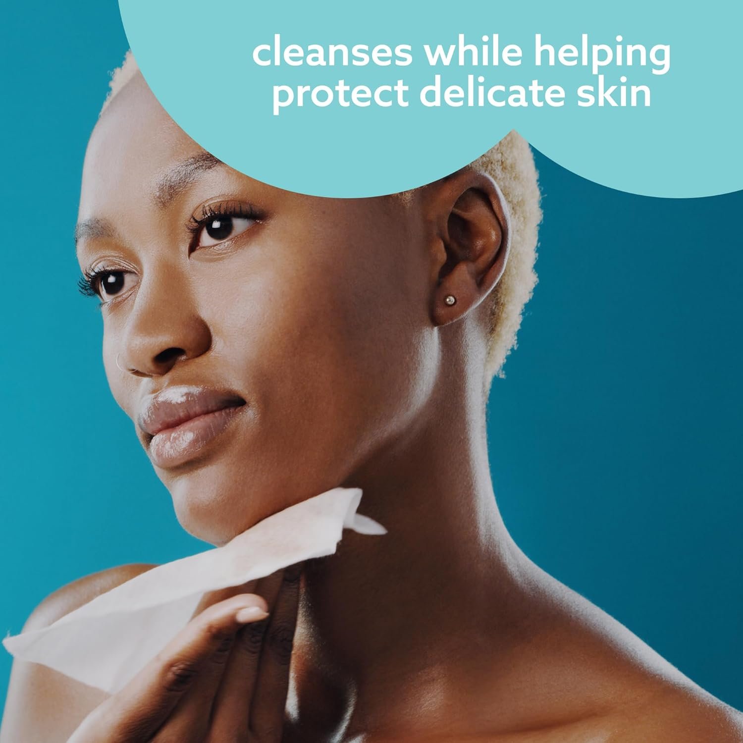 WaterWipes Beauty Sensitive+ On-The-Go Facial Wipes, 99.9% Water, Unscented Hypoallergenic Face Cleanser Wipes for Sensitive Skin, Double Cleanse & Skincare Routine, 100ct, (10 Packs) - Image 4