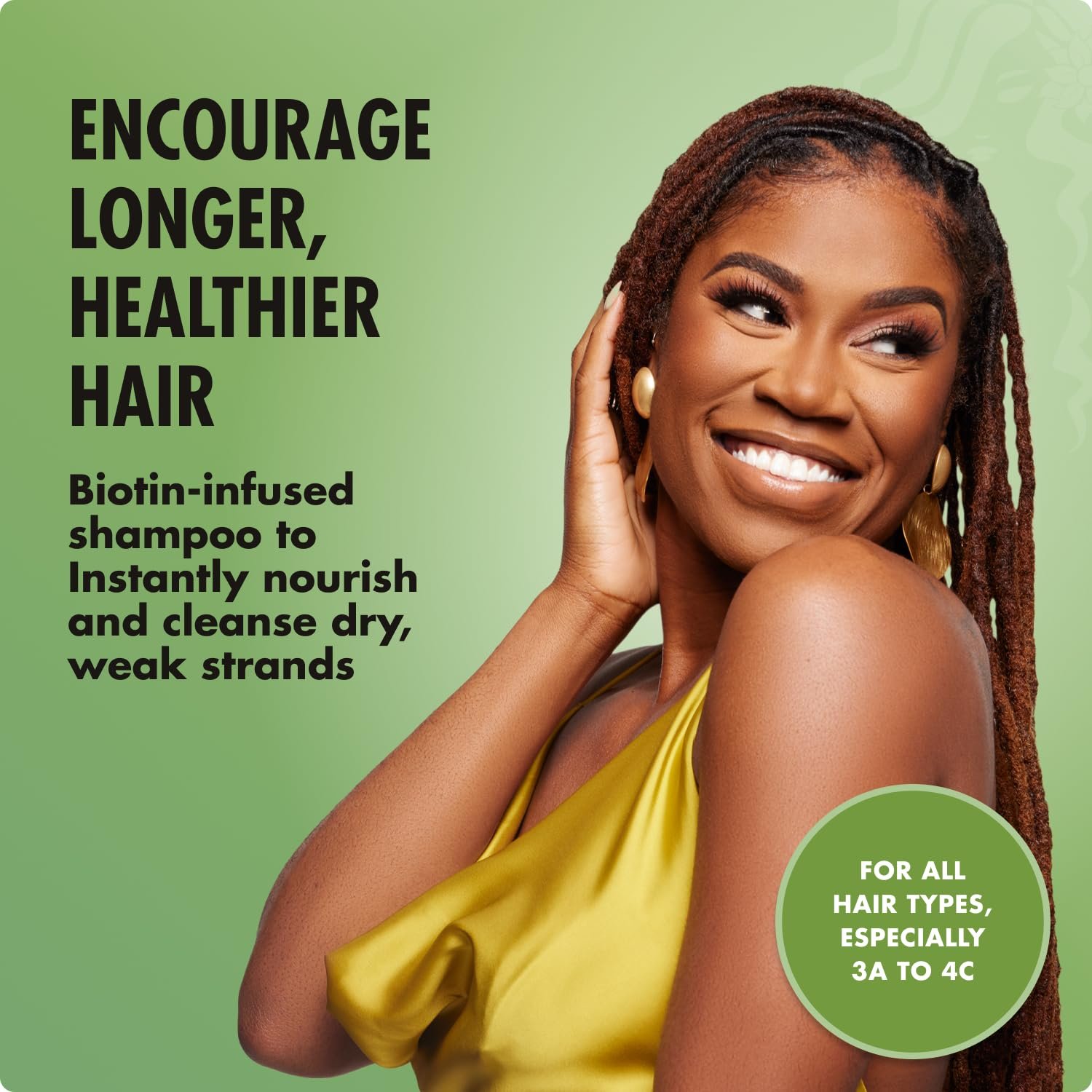 Mielle Organics Rosemary Mint Hair Strengthening Biotin Shampoo - Moisturizing Hair Shampoo for Women and Men to Gently Cleanse, Repair & Protect Strands (20 oz) - Image 2