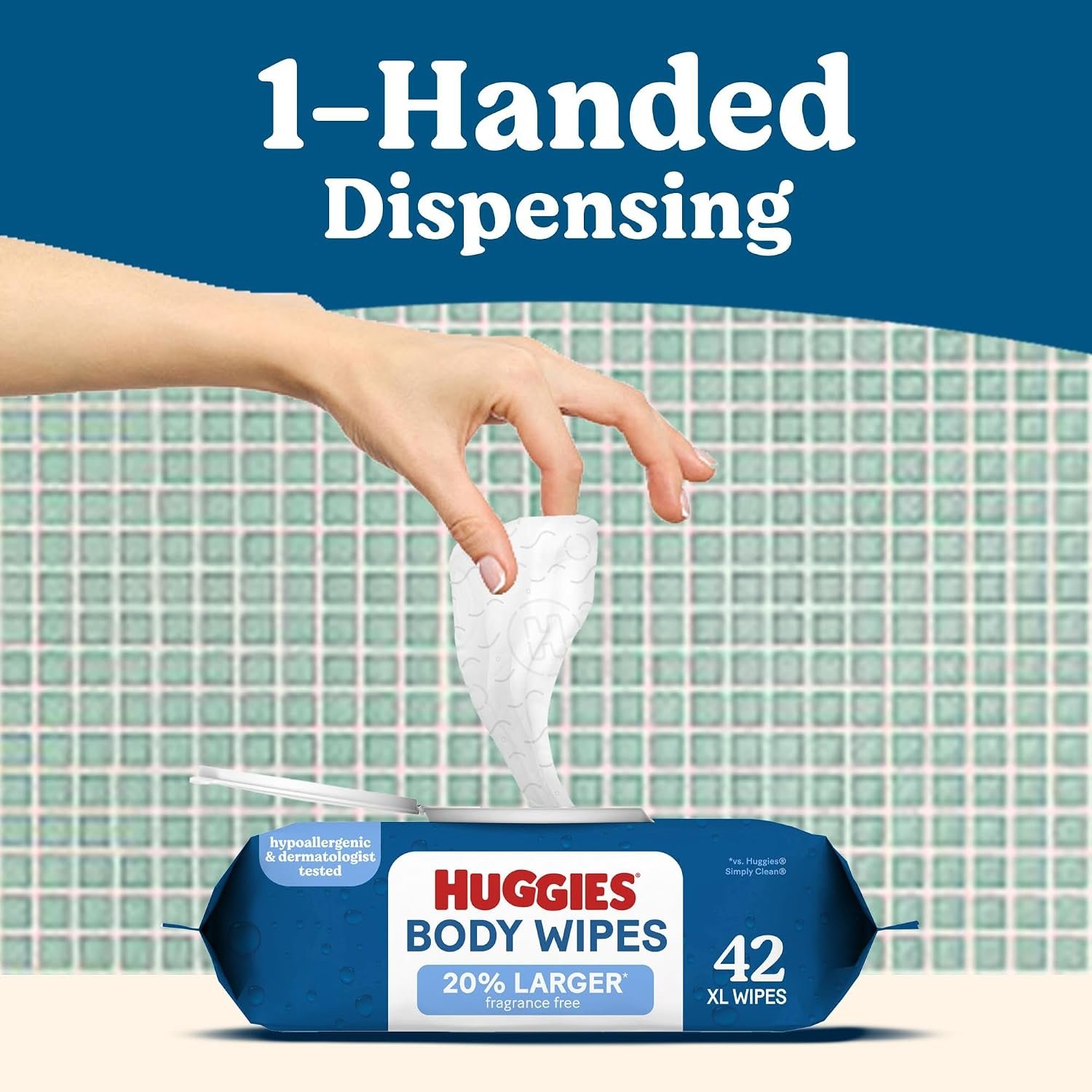 Huggies Extra Large Unscented Wipes, 1 Flip-Top Pack, 42 Count - Image 6