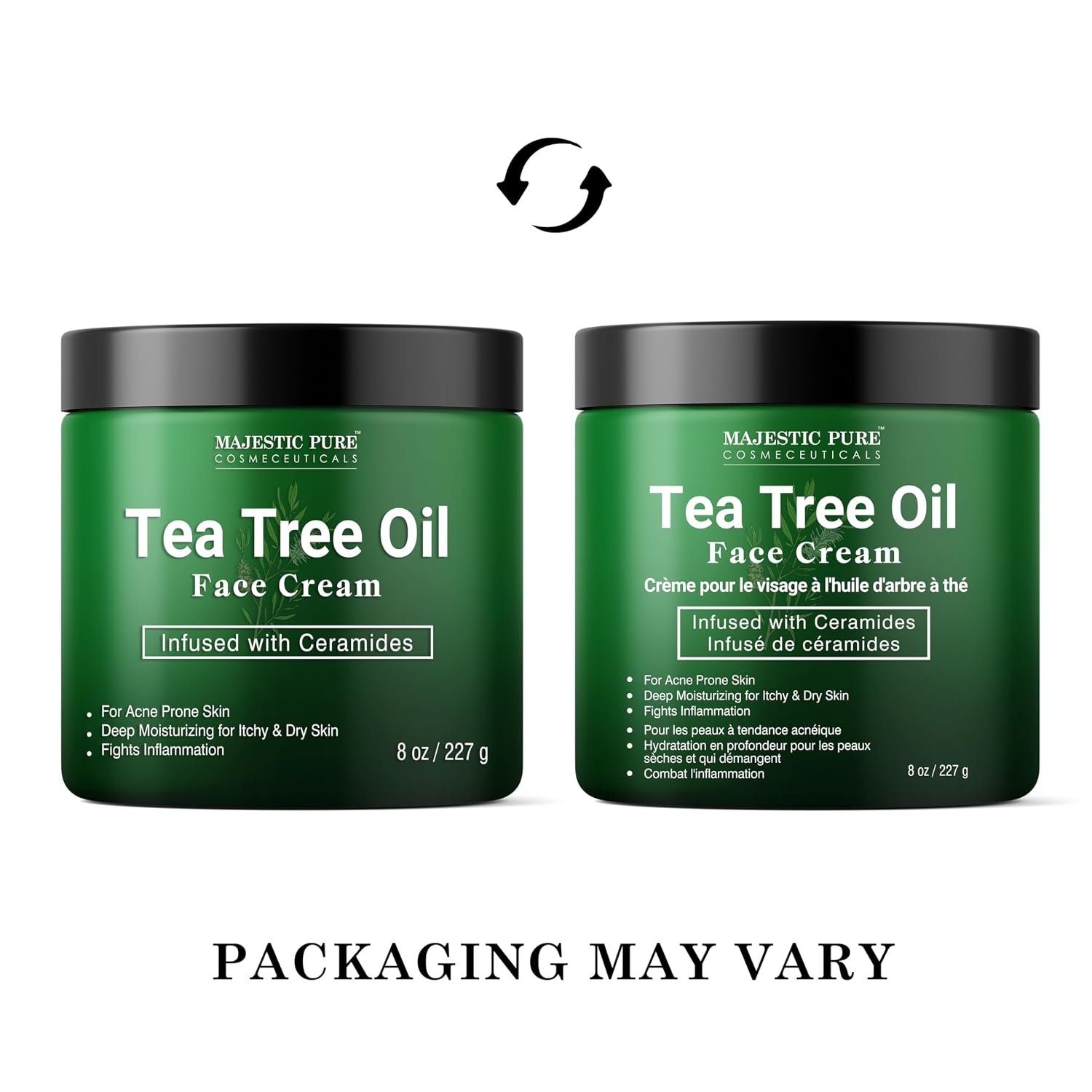 Majestic Pure Tea Tree Oil Face Cream | Cream for Dry & Itchy Skin, Acne, Scar, Day & Night Moisturizer Face Cream for Women & Men | 8 Oz - Image 8