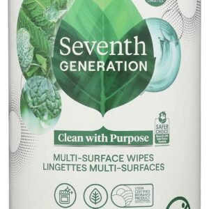 Seventh Generation Multi-Surface Wipes, Garden Mint Scented, 70 Count