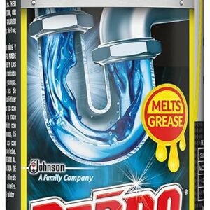 Drano Kitchen Granules Drain Clog Remover and Cleaner, Unclogs Blockage from Grease or Cooking Oil, Commercial Line, 17.6 Oz