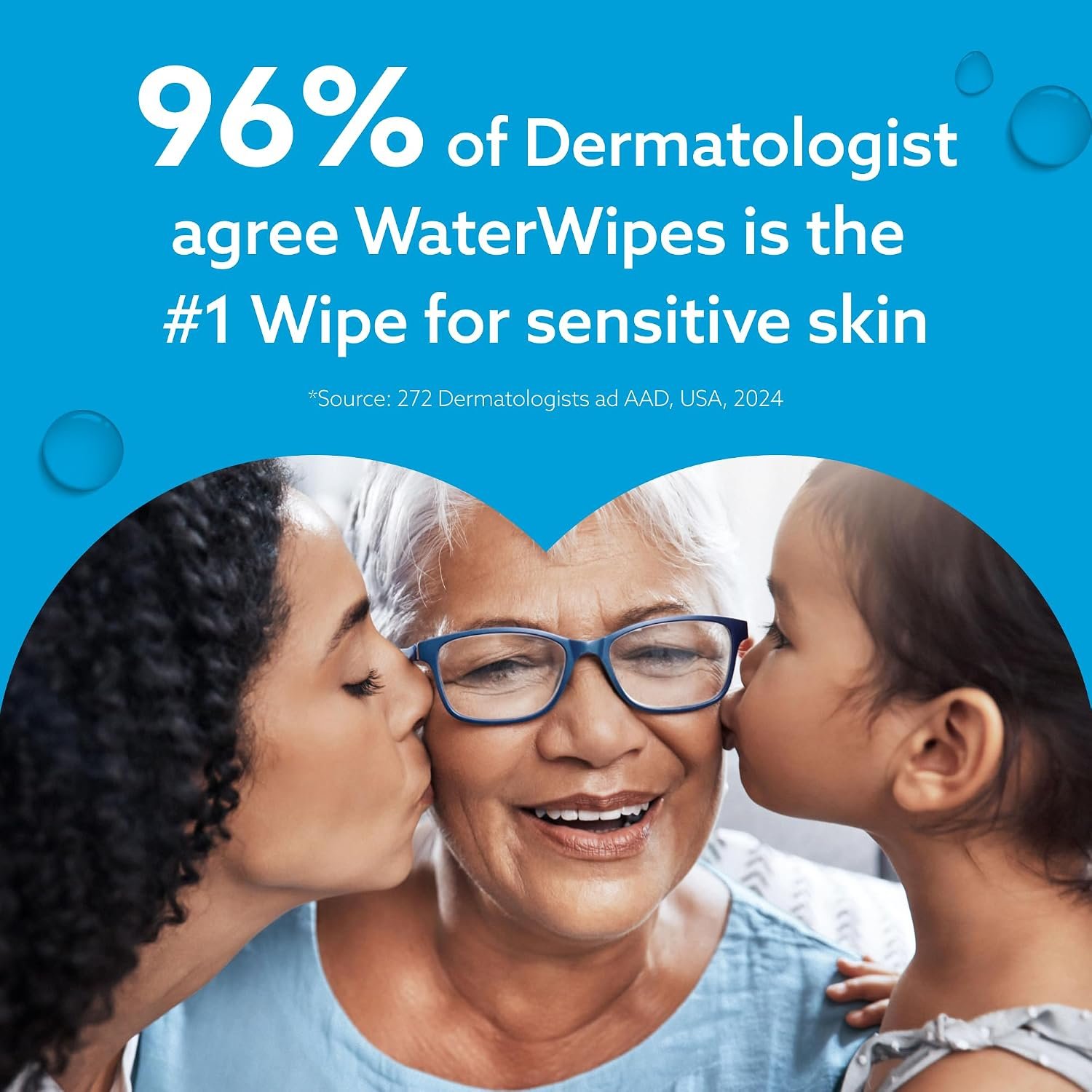 WaterWipes Sensitive+ Bathing Wipes, 3-In-1 Cleans, Cares, Protects, 99.9% Water, Unscented & Hypoallergenic, 16 Count (1 Pack) - Image 10