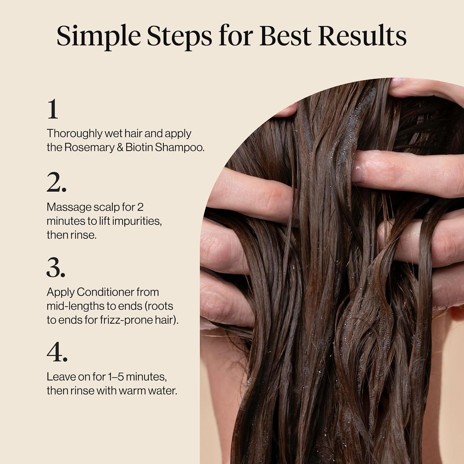 Kitsch Volumizing Rosemary & Biotin Liquid Shampoo for Hair Growth – Shampoo for Women & Men, Boosts Fullness & Shine After 1 Use – Clean Bio-Based Hair Care, Color-Safe, Made in USA – 12.3 oz - Image 6