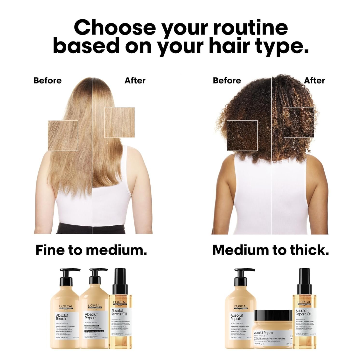 L'Oreal Professionnel Paris Absolut Repair 10-in-1 Oil - Nourishing Multi-Benefit Hair Oil For Dry & Damaged Hair, Repairs Damage Repair & Provides Shine - Image 6