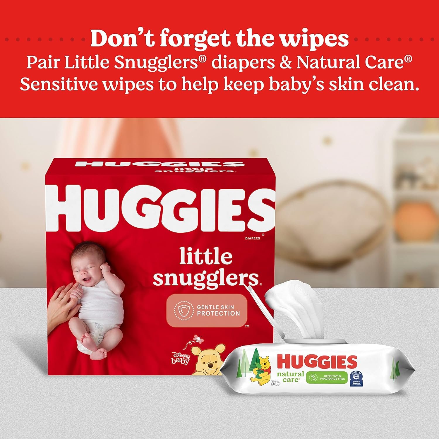 Huggies Little Snugglers Baby Diapers, Size Newborn (up to 10 lbs), 31 Ct, Newborn Diapers (Pack of 2) - Image 6