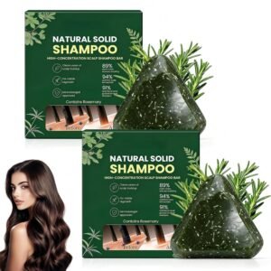 Korean Scalp Shampoo Revival Bar,Rosemary Amino Acid Shampoo Bar, Natural Botanical Anti-Hair Loss Shampoo Bar,Green Soap for Hair,Gentle Herbal Hydrating & Scalp (2PCS)
