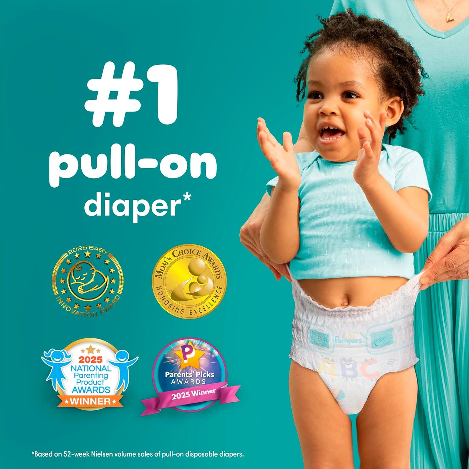 Pampers Diapers - Cruisers 360 - Size 4, 144 Count, Babyproof up to 100% Leakproof Pull-On Diaper - Image 12