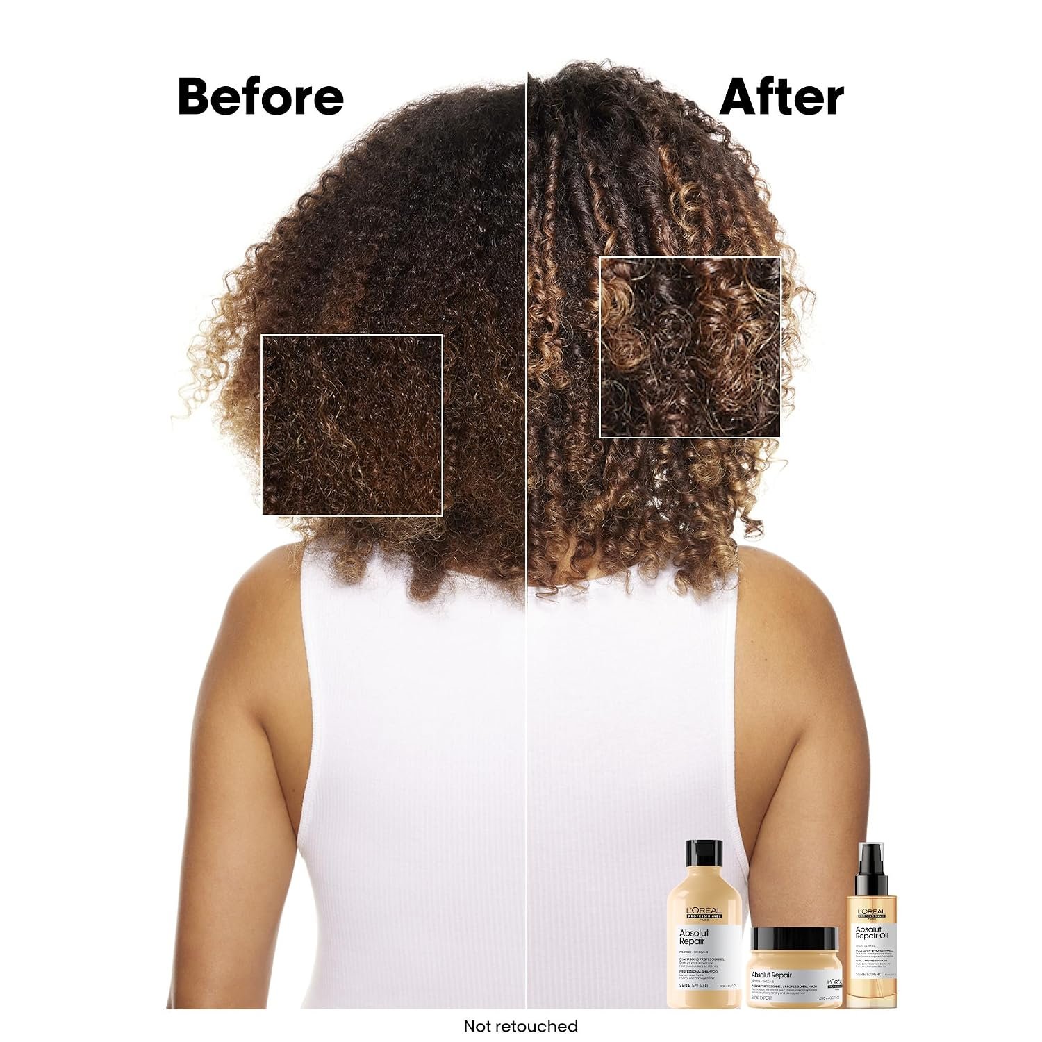 L'Oreal Professionnel Paris Absolut Repair 10-in-1 Oil - Nourishing Multi-Benefit Hair Oil For Dry & Damaged Hair, Repairs Damage Repair & Provides Shine - Image 4