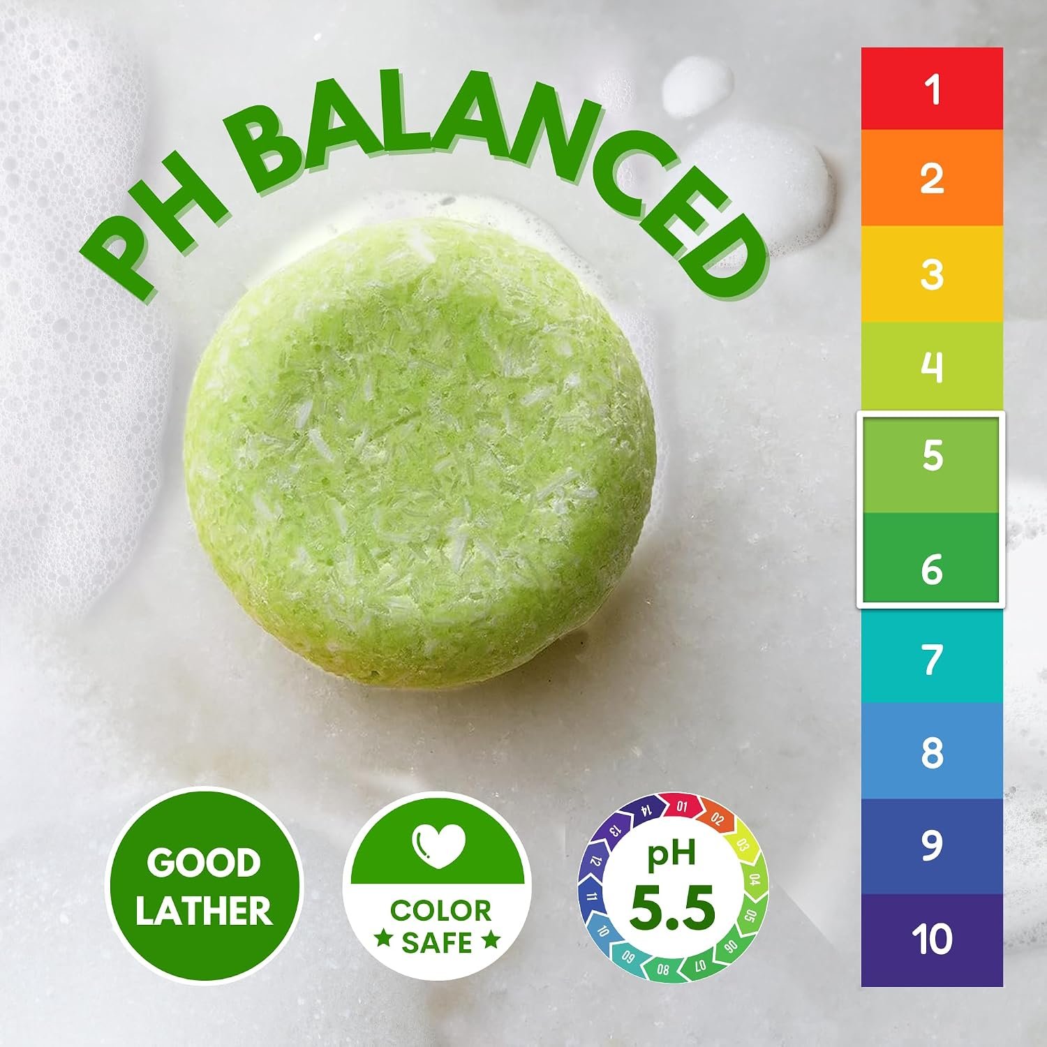 Muun Rice Water Shampoo and Conditioner Bar Pack 3 - Hair Growth, Thickening, Strengthening, Anti Hair Loss, Volumize & pH Balanced - Sulfate & Silicone Free For All Hair Type - Image 4