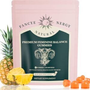 Vaginal Probiotics for Women – Premium Feminine Balance Gummies for Women, Hawaiian Pineapple Flavor, Support Healthy Odor and Vaginal Flora, pH Balance, Digestive Health & Immune Support, Vegan, 60 C