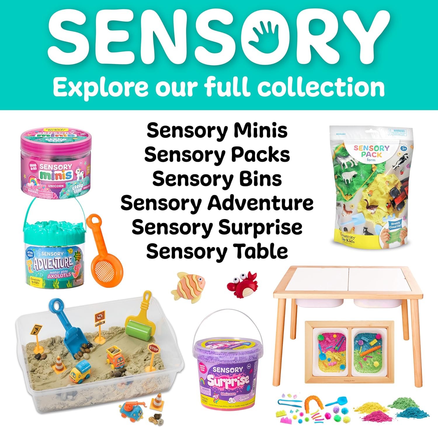 Creativity for Kids Sensory Surprise Ocean Kit | Crunchy Sensory Foam Toy for Kids | Dig, Squish & Discover Hidden Ocean Surprises | Mess-Free, Screen-Free Play (Ages 4+) - Image 9
