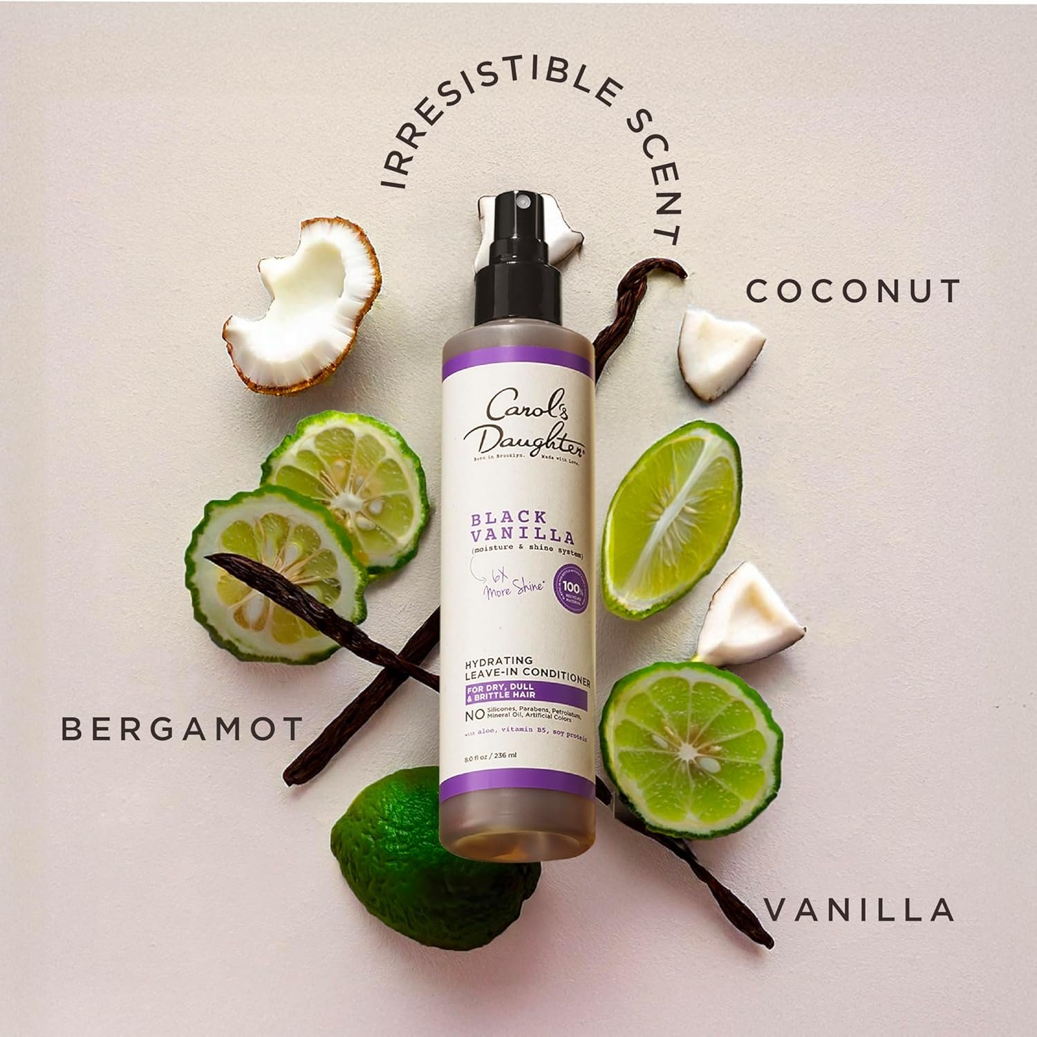 Carol's Daughter Black Vanilla Leave In Conditioner for Curly, Wavy or Natural Hair, Moisturizing Hair Care for Dry, Dull or Brittle Split Ends, 8 Fl Oz - Image 7