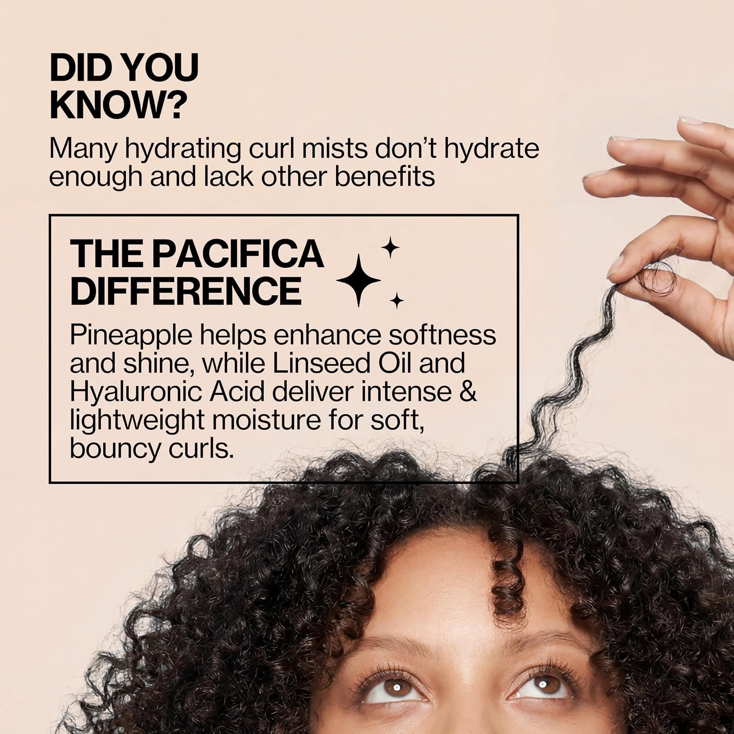 Pacifica Pineapple Curls Frizz Control Spray 4oz – Curl Refresher Mist for Curly & Wavy Hair, Hydrating Anti-Frizz Day 2 Curl Booster with Pineapple Extract & Vitamin B5 Vegan Dermatologist Tested - Image 6