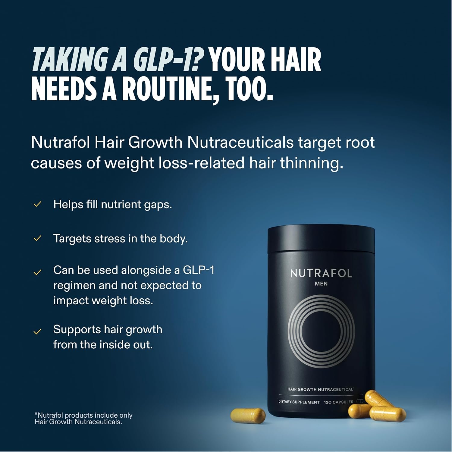 Nutrafol Men's Hair Growth Supplements, Clinically Tested for Visibly Thicker Hair and Scalp Coverage, Dermatologist Recommended - 1 Month Supply - Image 12