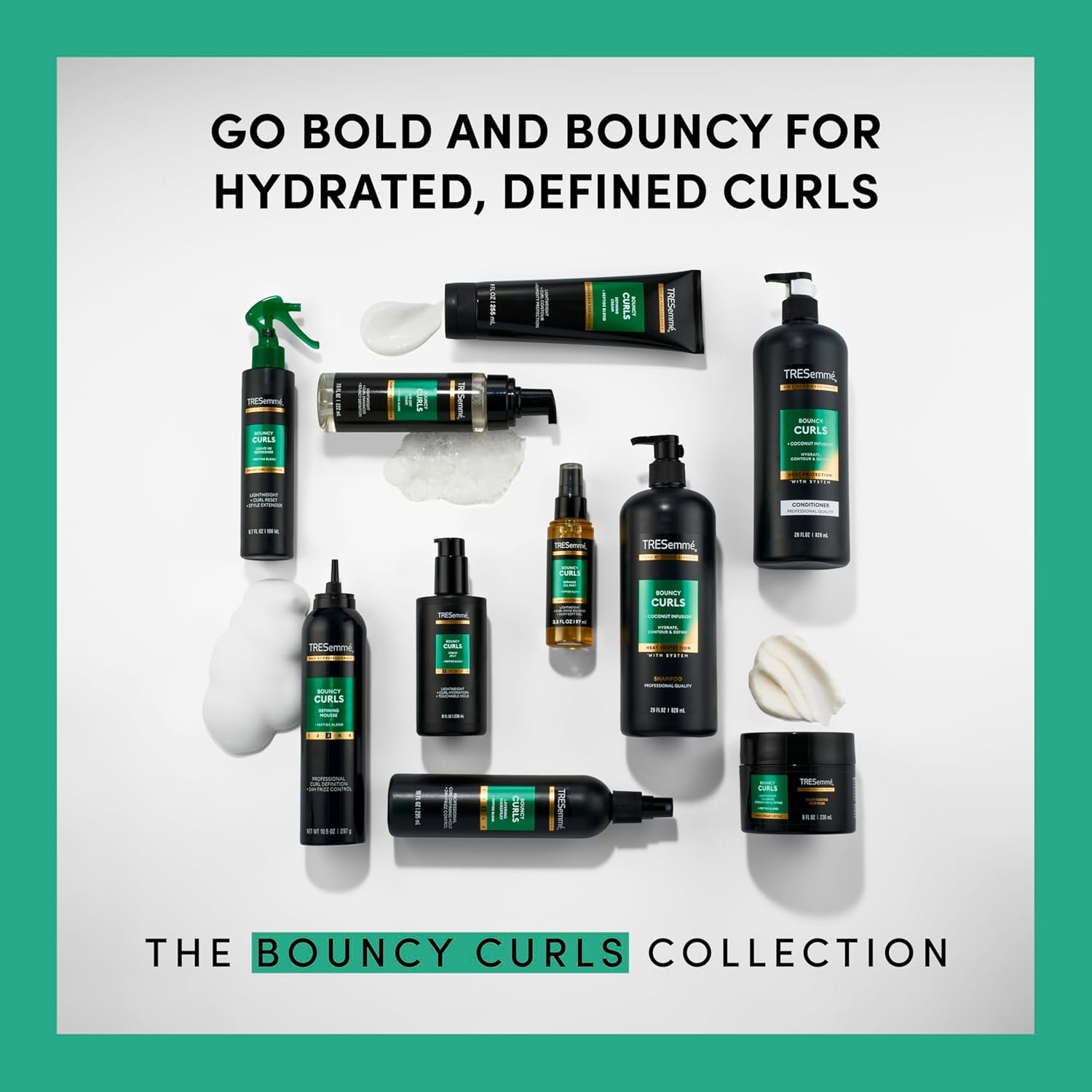 TRESemmé Leave-In Refresher 1 ct Bouncy Curls for a 2nd Day Curl Activation, with Peptide Blend, 6.7 fl oz - Image 9