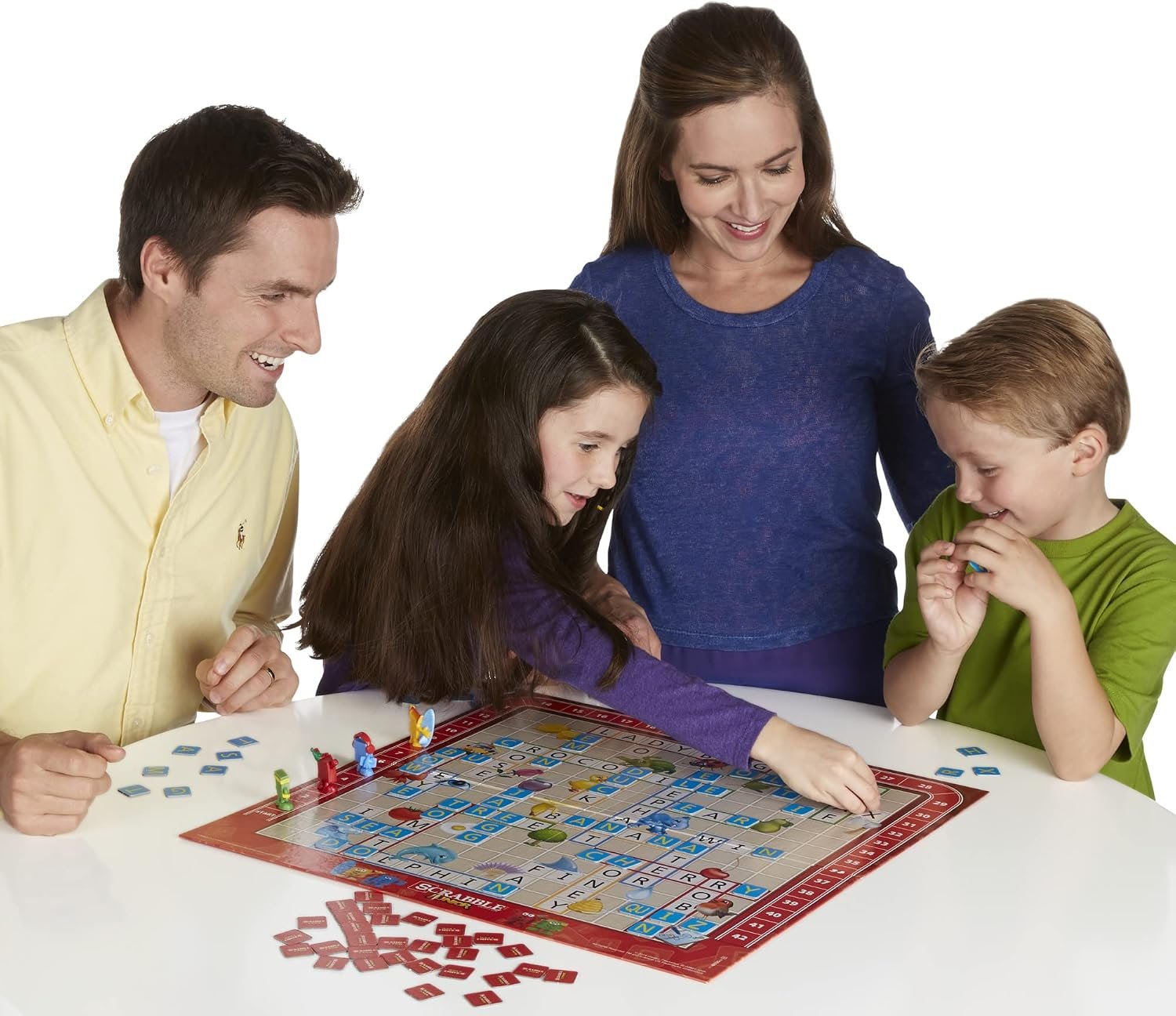Hasbro Gaming Scrabble Junior Board Game | 2-4 Players | Family Educational Word Games for Kids | Back to School Gifts for Classroom | Ages 5+ - Image 6
