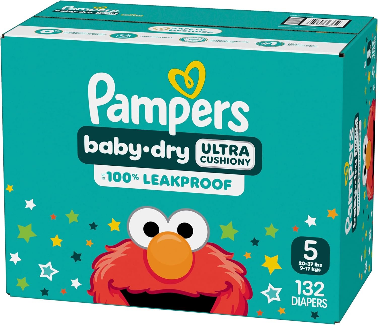Pampers Diapers - Baby Dry - Size 5, 132 Count, Absorbent Disposable Infant Diaper (Packaging May Vary) - Image 13