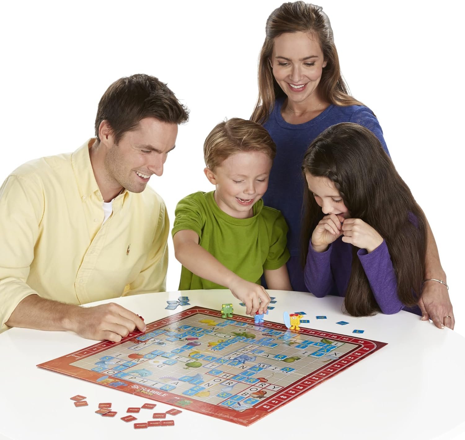 Hasbro Gaming Scrabble Junior Board Game | 2-4 Players | Family Educational Word Games for Kids | Back to School Gifts for Classroom | Ages 5+ - Image 7
