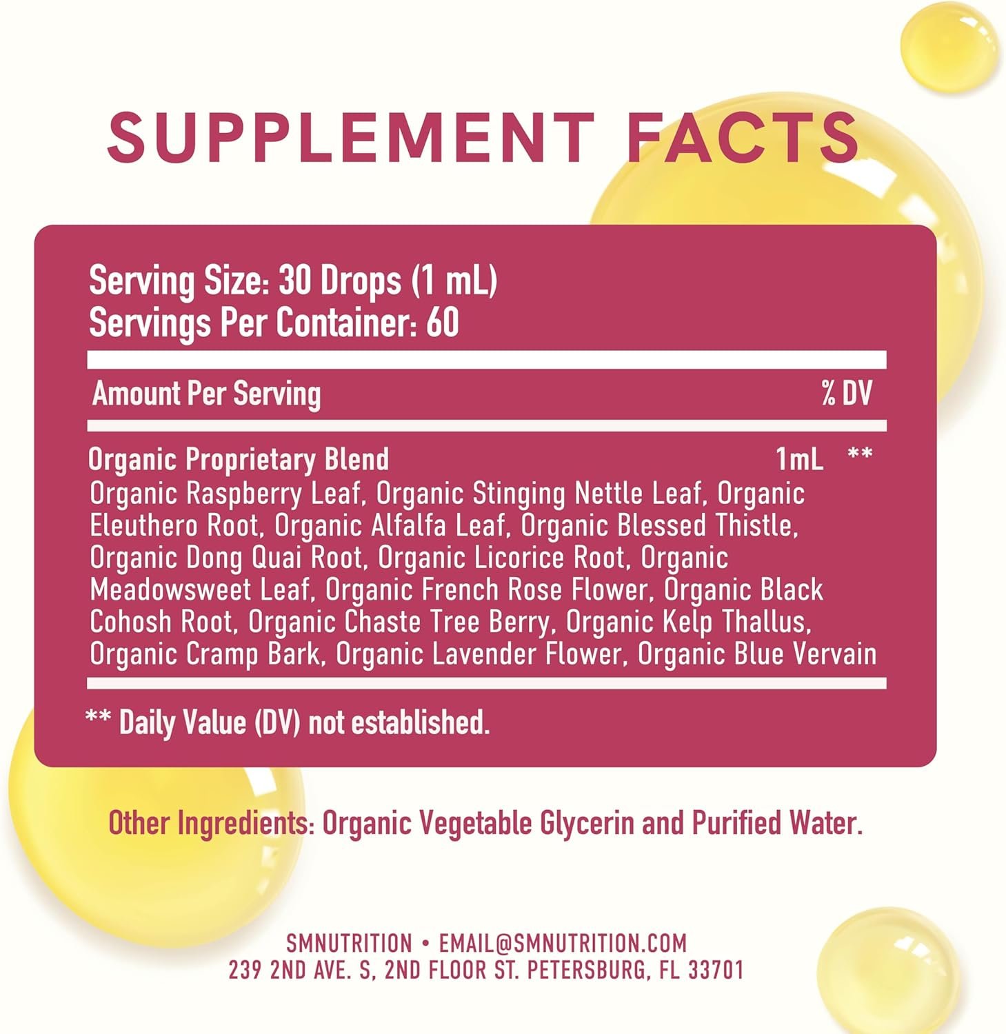 Hormone Balance Liquid Drops | with Black Cohosh, Stinging Nettle, Red Raspberry Leaf, Chasteberry & More | Menopause, Hot Flash, & PMS Relief Menstrual Herbal Support Tincture | Vegan Formula | 2oz - Image 6