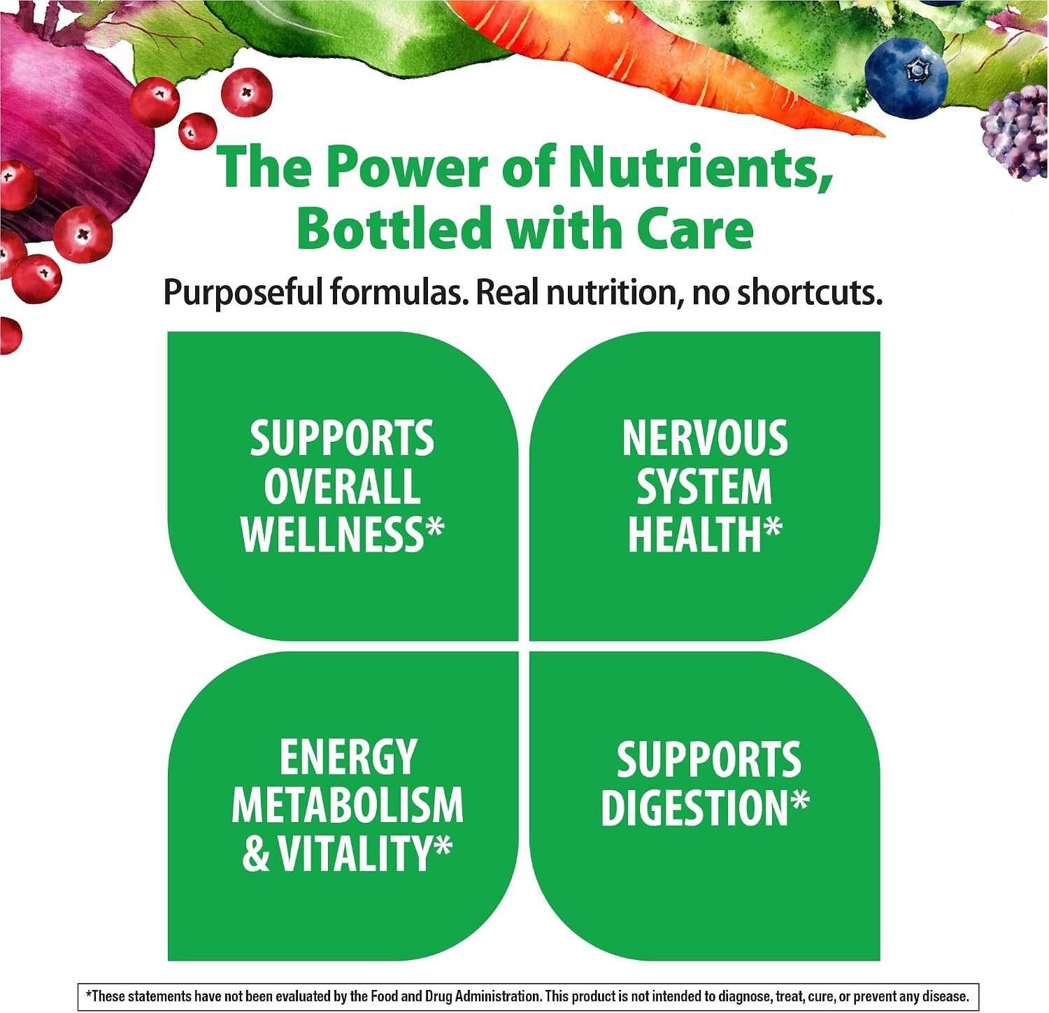 Rainbow Light Womens One + Multivitamin 50 Plus | 60 Caplets | Supports Menopause | Real Food Nutrients, Digestive Enzymes & Probiotics - Image 4
