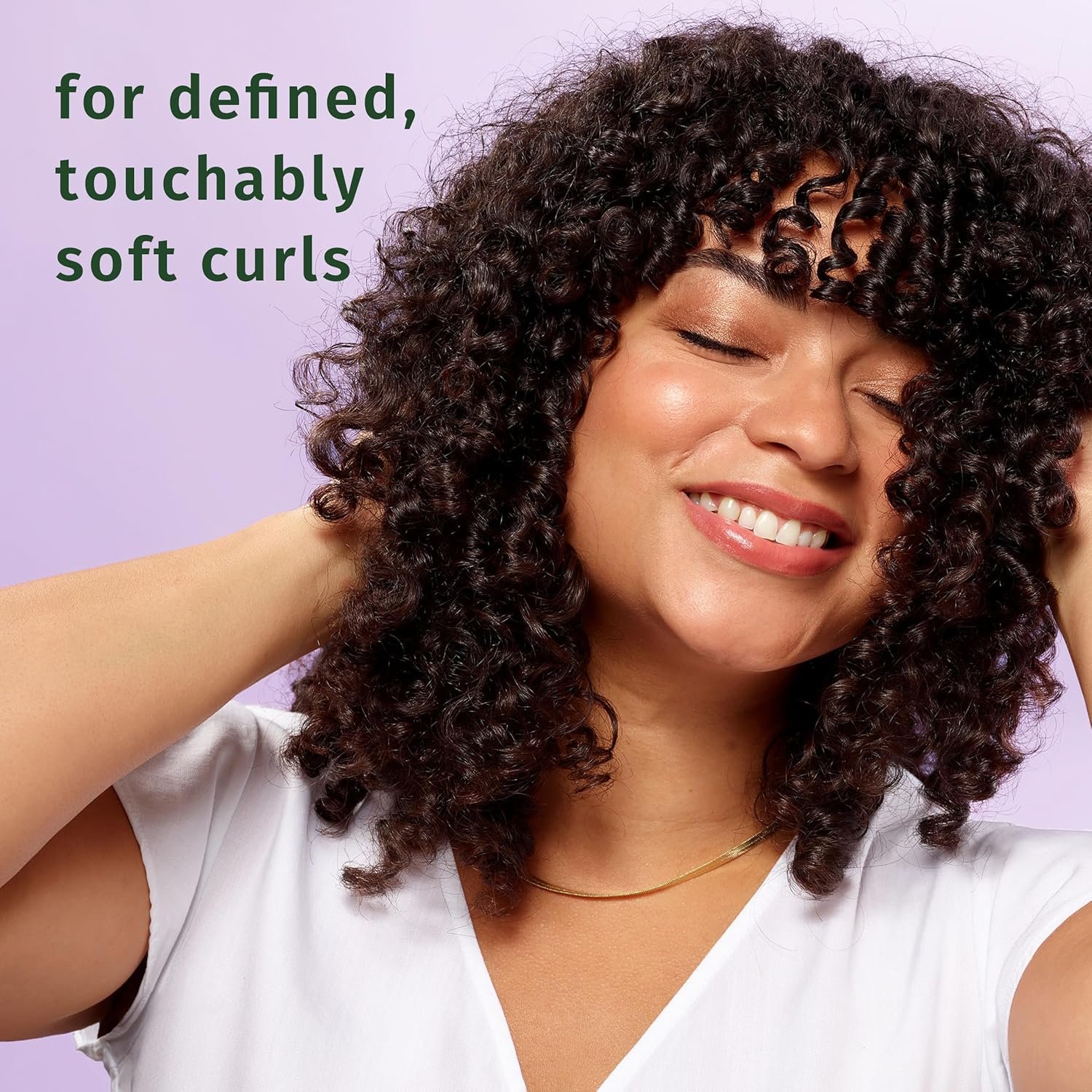 Herbal Essences Curl Boosting Mousse, Frizz Control for Curly & Wavy Hair, Long-Lasting Hold with Berry Scent, Paraben & Dye, Cruelty-Free, 6.8 Fl Oz Each, 3 Pack - Image 3